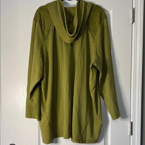 Lori Goldstein Logo Life Olive Green Pant Set Women’s Size 4X - Picture 4 of 4